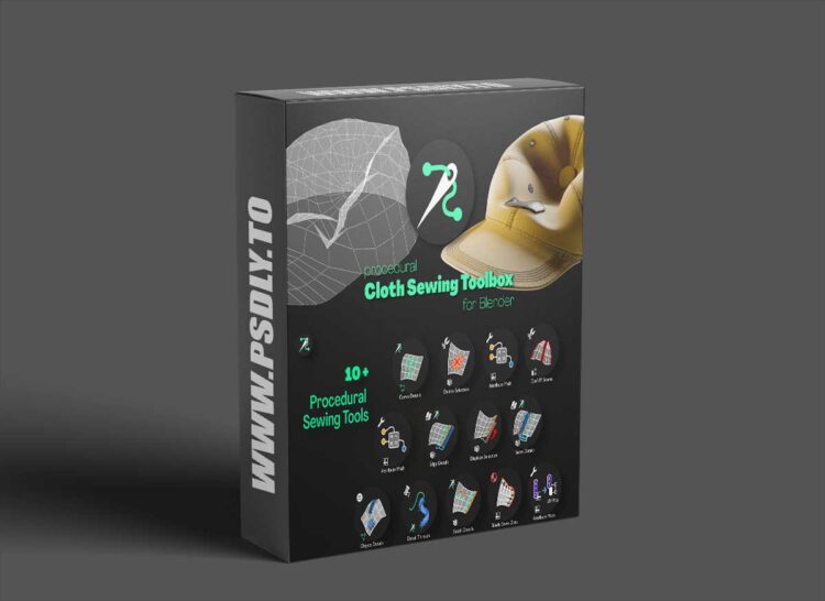 Procedural Cloth Sewing Toolbox v0.35 For Blender 1 Procedural Cloth Sewing Toolbox v0.35 For Blender