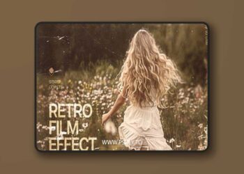Retro Film - Vintage Cinematic Photo Effect for Photoshop