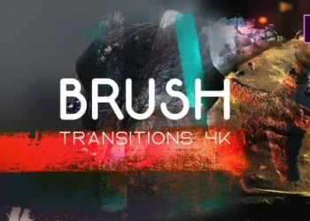 Videohive - Brush Transitions 4K - 59431409