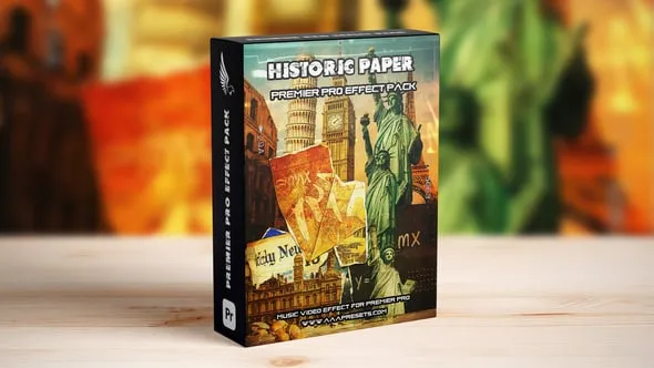Videohive - Historic Torn Paper Transitions in Premiere Pro - 59620468 1 Videohive - Historic Torn Paper Transitions in Premiere Pro - 59620468
