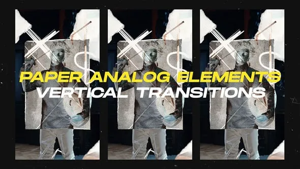 Videohive - Paper Analog Elements Vertical Transitions || After Effects - 59946978 1 Videohive - Paper Analog Elements Vertical Transitions || After Effects - 59946978