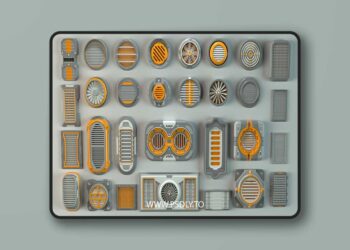 Industrial Kitbash-1 - 30 pieces