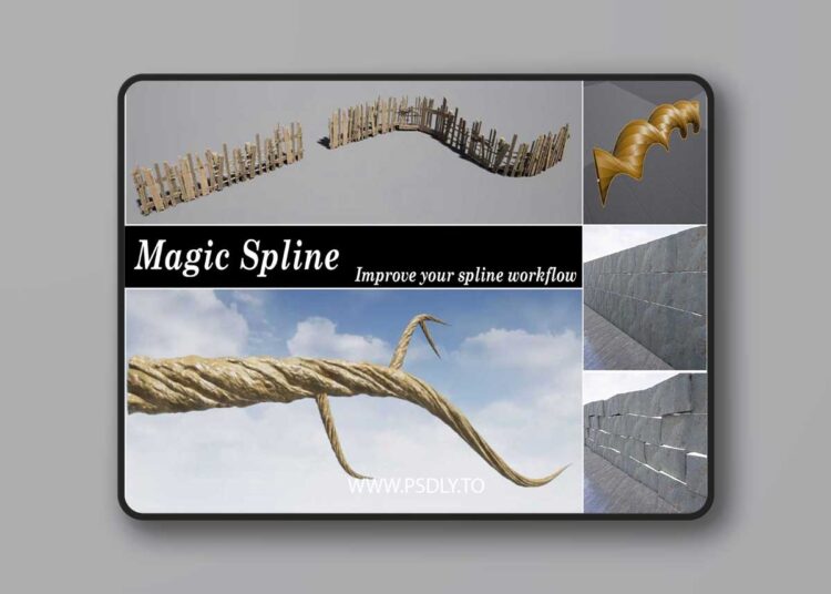 Magic Spline Plugin v1.5 (5.5-5.7) for Unreal Engine 1 Magic Spline Plugin v1.5 (5.6)