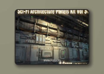 Sci-Fi Architecture Panels Kit Vol 03