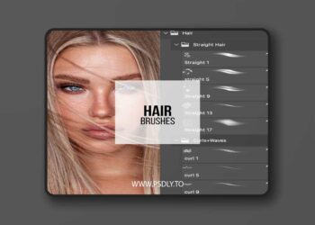 Tamara Williams - Hair Photoshop Brushes