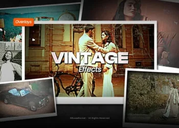 Videohive Vintage Overlays 60416658