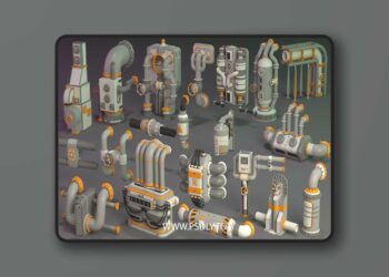 Wall Tube Mechanism Props 1 - 20 pieces