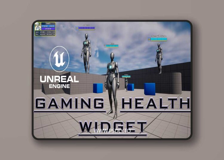 Gaming Health Widget (4.24 – 4.27 and 5.0 – 5.6) for Unreal Engine 1 Gaming Health Widget (4.24 – 4.27 and 5.0 – 5.6)