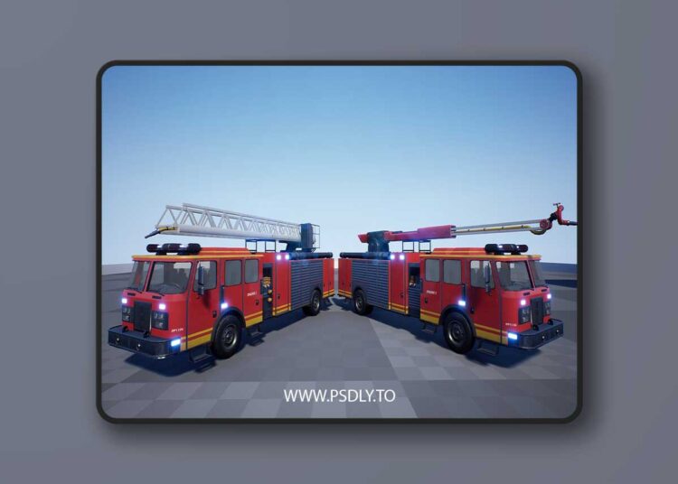 Replicated Drivable Firetruck Ladder & Water (4.25 – 4.27 and 5.0 – 5.7) 1 Replicated Drivable Firetruck Ladder & Water (4.25 – 4.27 and 5.0 – 5.7)
