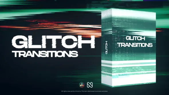 Videohive - Glitch Transitions for DaVinci Resolve - 60534793 1 Videohive Glitch Transitions for DaVinci Resolve 60534793