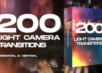 Videohive Light Camera Transitions for DaVinci Resolve 60634734