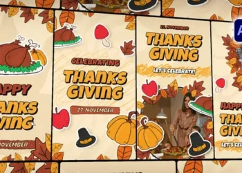 Videohive Thanksgiving Stories Pack 60649483