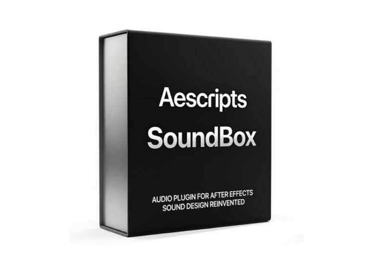 Aescripts - SoundBox 1.0.0 1 Aescripts SoundBox 1.0.0
