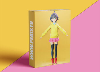 Artstation - Himawari – Naruto character fan-art modeling - Flycat