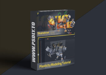 Artstation - Skatetron - Tutorial Full Process(Plasticity)