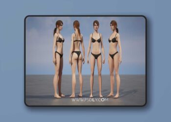 Base Mesh Female - Marta (4.26 – 4.27 and 5.0 – 5.7)