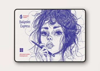 Multi App Ballpoint Pen Brushes