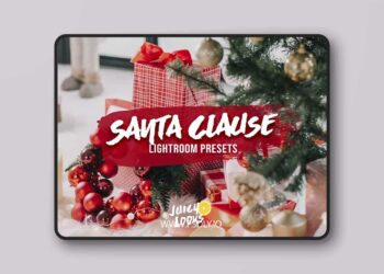 SantaClause 7 Christmas Lightroom Presets Mobile Desktop