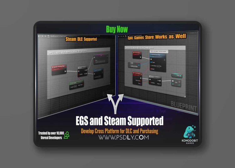 Steam and Epic DLC Toolkit Pro – One Blueprint System for Both Stores v3.2 (5.6) 1 Steam and Epic DLC Toolkit Pro – One Blueprint System for Both Stores v3.2 (5.6)