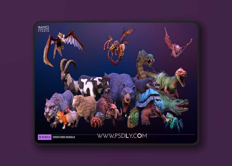 Stylized Fantasy Creatures Bundle (4.18 – 4.27 and 5.0 – 5.7) 1 Stylized Fantasy Creatures Bundle (4.18 – 4.27 and 5.0 – 5.7)