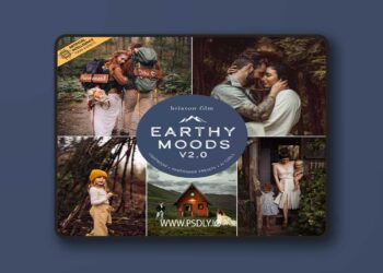 The Luxe Lens Earthy Moods 2.0 Lightroom Presets AI Powered Tools Desktop Mobile