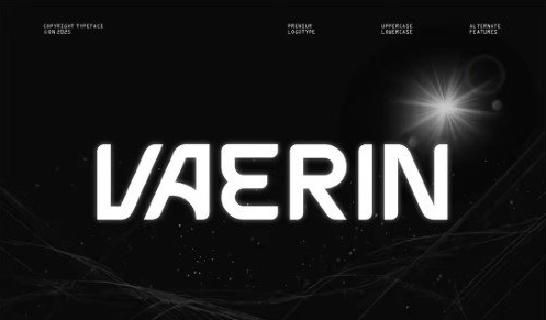 Vaerin || Modern Futuristic Sans Serif Font 1 Vaerin Modern Futuristic Sans Serif Font