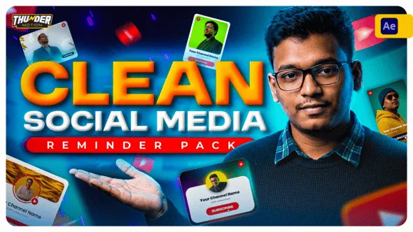 Videohive - Clean Social Media Reminder Pack - 60956492 1 Videohive Clean Social Media Reminder Pack 60956492