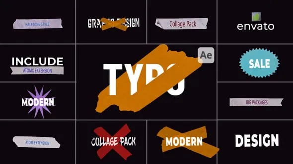 Videohive - Collage Title - 61037261 1 Videohive Collage Title 61037261