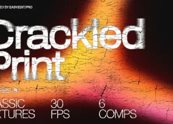 Videohive Crackled Print Typography 61107756