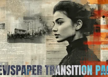Videohive Newspaper Transition Pack 61270690