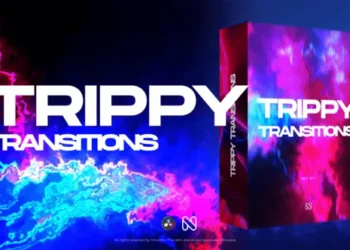 Videohive Trippy Transitions for DaVinci Resolve 61010722