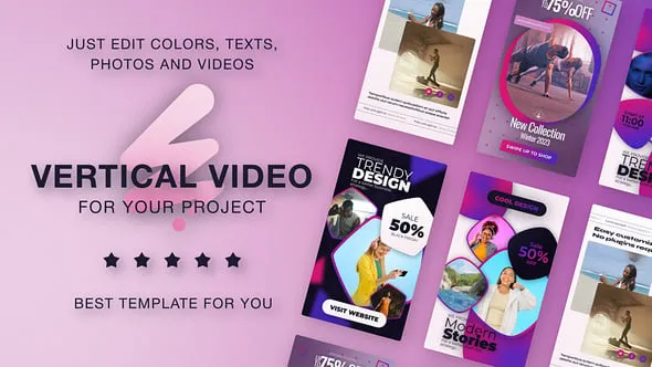 Videohive - Vertical Magenta Promo Violet - 61219937 1 Videohive Vertical Magenta Promo Violet 61219937