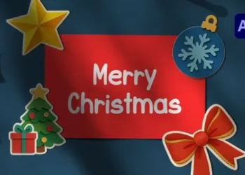Videohive Xmas Paper Craft Pinboard Memories 61045693