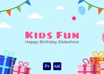 Videohive Kids Fun Happy Birthday Slideshow Premiere Pro MOGRT 35236210