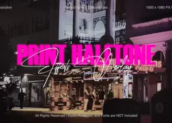 Videohive Print Halftone Effect for After Effects 61598553