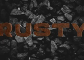 Videohive Rusty Metal Font 61701895
