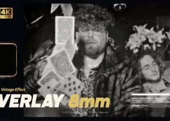 Videohive Vintage 8mm Overlay Effect 61399358