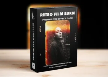 Vintage Retro Frame Film Transitions for Premiere Pro