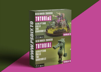 Artstation - ZBrush Beginner's Course: Sculpting Crile the Slaver Crocodile