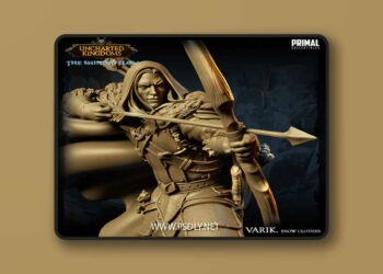 Dark Elf – Varik Dun Ate – Snow Clothes – 3D Print Model