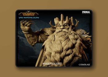 Dwarf King – Gimrak – 3D Print Model