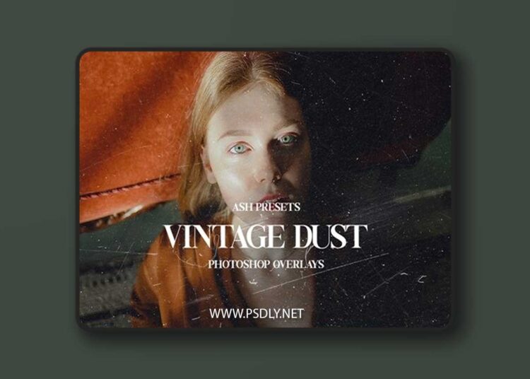 FilterGrade 100 Vintage Dust Texture Overlays