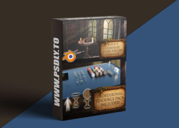 Flipped Normals - Blender 3D - Model a Medieval Researcher’s Desk