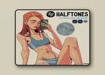 Lucas Peinador LP Halftone Brushes v1.1