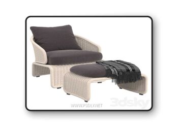 Minotti Halley Outdoor – 3D Model