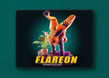 Officer Rhu – Flareon – 3D Print Model STL