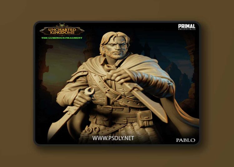 Rogue – Pablo – 3D Print Model 1 Rogue – Pablo – 3D Print Model