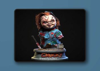 Stepanov Sculpts – Chucky Bust – 3D Print Model STL