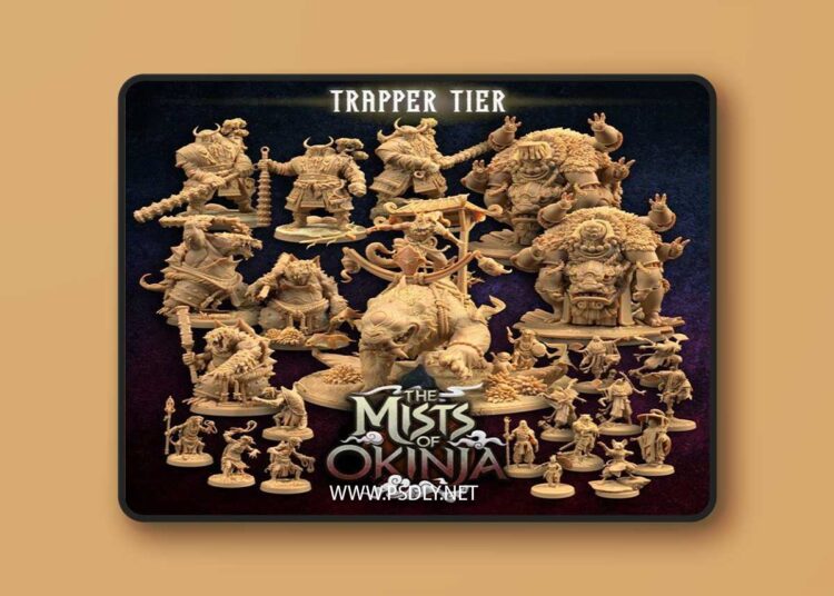 The Dragon Trappers Lodge – Mists of Okinja – Trapper Tier January 2026 – 3D Print Model STL 1 The Dragon Trappers Lodge – Mists of Okinja – Trapper Tier January 2026 – 3D Print Model STL