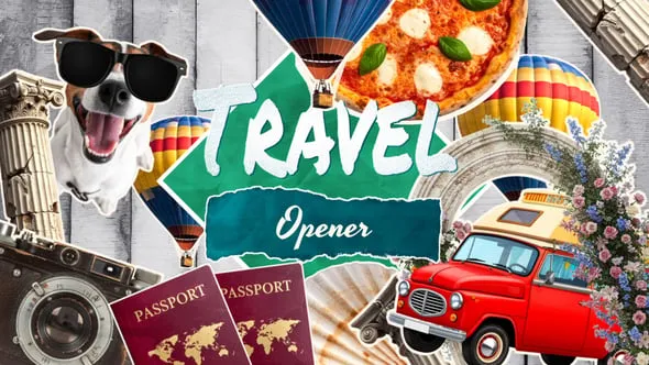 Videohive - Travel Stop Motion Opener - 61959083 1 Travel Stop Motion Opener